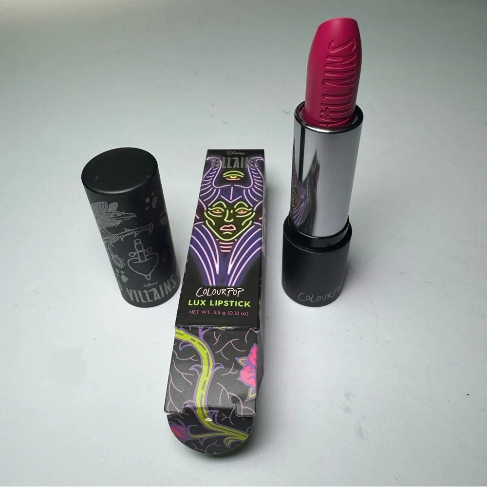 COLOURPOP‎ Disney Villains Misunderstood Luxe Lipstick Set Crème and Matte NEW